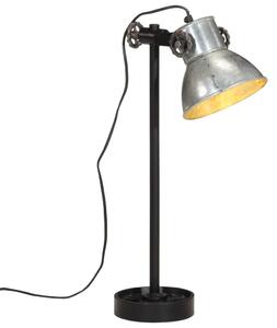 Stolní lampa 25 W vintage stříbrná 15 x 15 x 55 cm E27