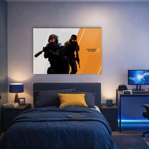DUBLEZ | Dřevěný obraz pro hráče - Counter-Strike 2 | UV tisk, Premium