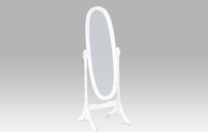 Autronic - Zrcadlo stojací, v.151 cm, konstrukce z MDF, bílý matný lak - 20124 WT