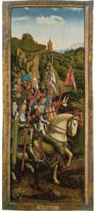 Gobelín - Knights of christ by Jan van Eyck II
