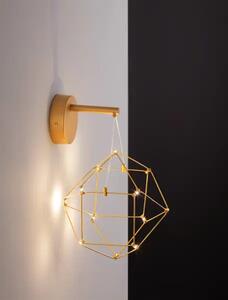 Designové nástěnné svítidlo Nebula zlatá