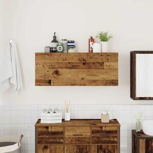 Koupelnová nástěnná skříňka old wood 100 x 25 x 40 cm kompozit