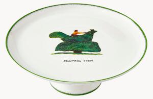 Stojan na dort z kostního porcelánu Fine Bone China Doodles