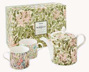 Porcelánová čajová sada Morris & Co., 3 díly
