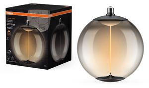 Vintage LED žárovka 1906 Big Ball 35 Spiral Magnetic, 12W, Teplá bílá, Kouřová, E27
