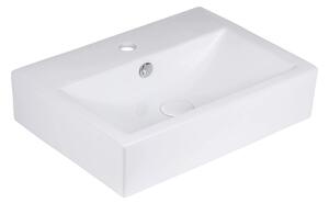 UPTrend Obdélníkové keramické umyvadlo na desku/závěsné FORTIS TR4394, bílá lesk