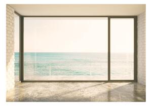 Fototapeta - Slunečný výhled na moře + zdarma lepidlo - 200x140