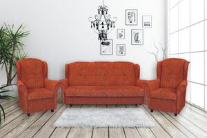 FN Sedací souprava Agáta MAX 3F+1+1 oranžová - Rosita 141/koo