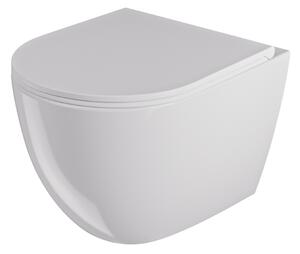 UPTrend Závěsný WC komplet bez příruby CANEO VORTEX TR2196DF včetně Soft-Close sedátka, bílá lesk