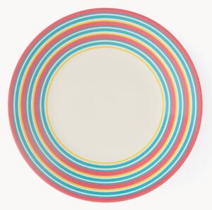 Sada snídaňových talířů z porcelánu Calypso Stripe, 4 díly