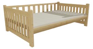 Vomaks unit, s.r.o. Dětská postel DP 035 XL Povrchová úprava: netransparentní barva růžová, Rozměr: 120 x 200 cm