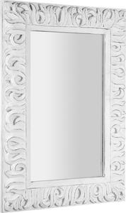 Sapho ZEEGRAS zrcadlo ve vyřezávaném rámu, 70x100cm, bílá IN421