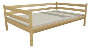 Vomaks unit, s.r.o. Dětská postel DP 028 XL Povrchová úprava: netransparentní barva růžová, Rozměr: 120 x 200 cm