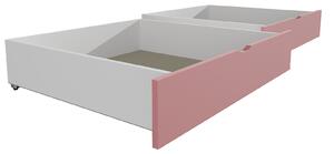 Vomaks Zásuvka / šuplík masiv borovice / LTD - 2 kusy Barva: barva růžová, Typ postele: s přistýlkou, Délka ložné plochy postele: 180 cm