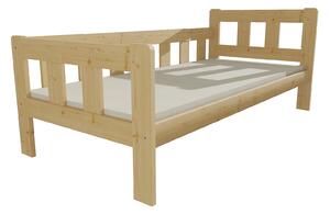Vomaks unit, s.r.o. Dětská postel KIDS VMK010EA Povrchová úprava: surové dřevo, Rozměr: 80 x 160 cm
