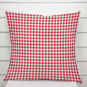 Biante Bavlněný povlak na polštář Sandra SA-056 Červeno-bílé kostičky 30 x 50 cm