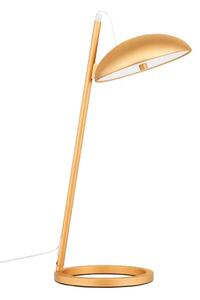 Designová stolní lampa Flute zlatá
