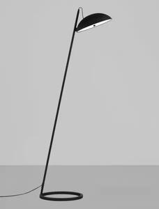 Designová stojací lampa Flute černá