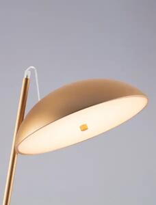 Designová stojací lampa Flute zlatá