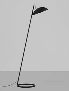 Designová stojací lampa Flute černá