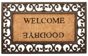 Venkovní rohožka Welcome/Goodbye, 75,5x40 cm