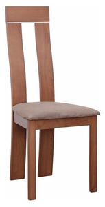 Dřevěná židle v luxusním třešňovém provedení světle hnědá DESI