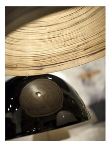 Černé závěsné bambusové světlo Good&Mojo Halong
