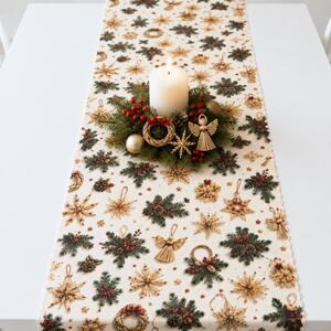 Vánoční běhoun v metráži - Kouzelný advent 38 pouze střih