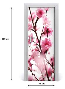 Fototapeta na dveře Květy švestky 75x205 cm