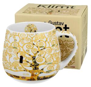 Porcelánový hrnek Klimt Ecru Tree Of Life 430 ml