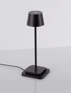 Venkovní stolní lampa Deck černá