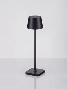 Venkovní stolní lampa Deck černá