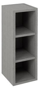 Sapho ESPACE otevřená policová skříňka 20x60x22cm, dub stříbrný ESC140-1111
