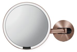 Nástěnné zrcátko Simplehuman síťové, rose gold