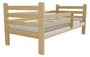 Vomaks unit, s.r.o. Dětská postel M 001 NEW* rozměr: 70 x 160 cm, Povrchová úprava: surové dřevo