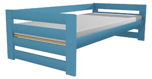 Vomaks unit, s.r.o. Dětská postel M 002 NEW* Povrchová úprava: netransparentní barva modrá, Rozměr: 80 x 200 cm