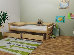 Vomaks Dětská postel M 002 NEW* Rozměr: 70 x 160 cm, Barva: surové dřevo