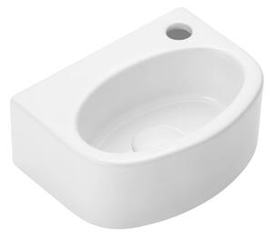 UPTrend Oválné keramické umyvadlo na desku/závěsné BAMBINO TR41037, bílá lesk