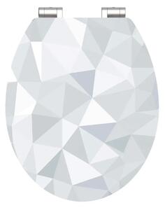 Eisl Sanitär WC prkénko MDF Soft Close Diamond High Gloss 80545