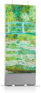 Flatyz Fine Art Claude Monet The Japanese Footbridge dekorativní svíčka 6x15 cm