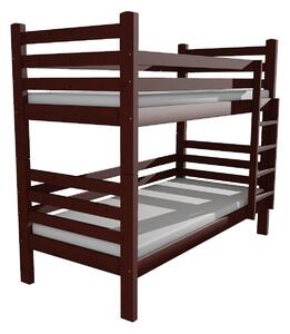 Vomaks unit, s.r.o. Patrová postel M 007 NEW* Povrchová úprava: surové dřevo, Prostor mezi lůžky: 80 cm, Rozměr: 80 x 180 cm