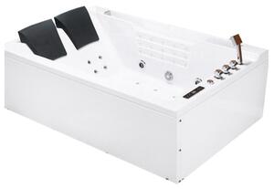 BPS-koupelny Hydromasážní vana HYD-FE606BH-L 180x120 LEVÁ s ohřevem vody