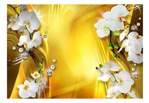Fototapeta - Orchideje zlaté + zdarma lepidlo - 200x140