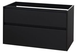 Mereo Opto, koupelnová skříňka 101 cm, černá CN942S