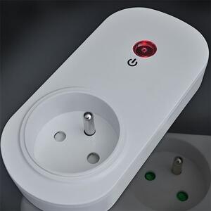 SOLIGHT Dálkově ovládané zásuvky set 3 zásuvky+1 ovladač DY09 2000W/8,7A