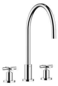 Dornbracht Tara - Dřezová baterie 3-otvorová stojánková, chrom 20815892-00