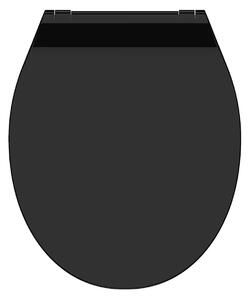 Eisl Sanitär WC prkénko Duroplast Soft Close Slim Black 82710