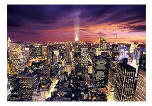 Fototapeta - Večer v New Yorku + zdarma lepidlo - 200x140