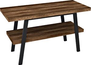 Sapho TWIGA umyvadlový stolek 110x72x50 cm, černá mat/dub tmavý VC453-110-11