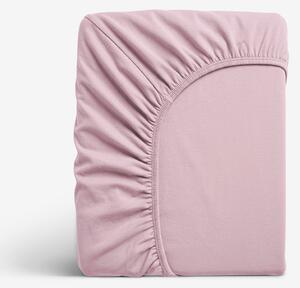 Goldea jersey elastické prostěradlo - pudrově růžové 90 x 200 cm